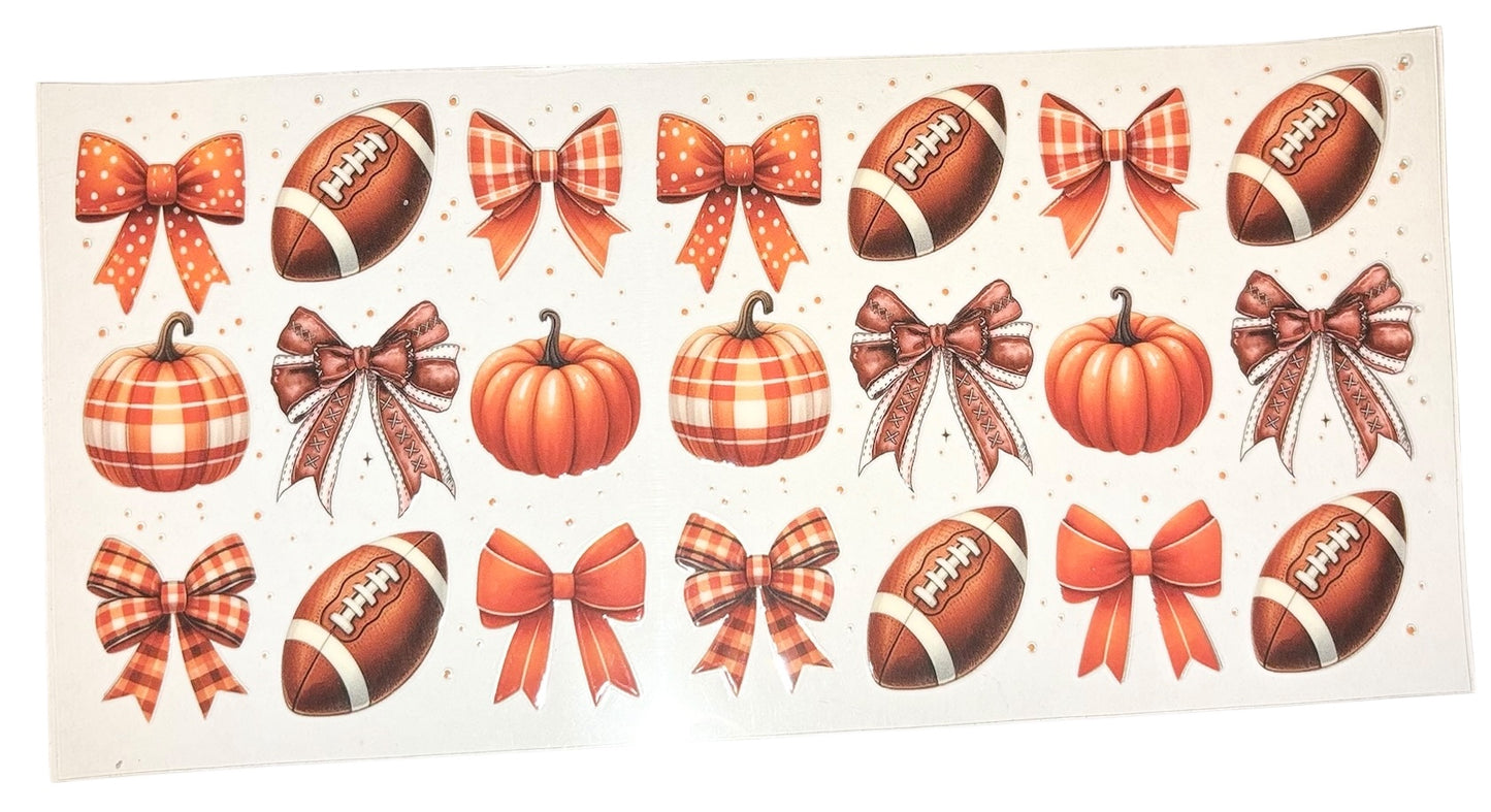 #18207 Bows, Footballs & Pumpkins