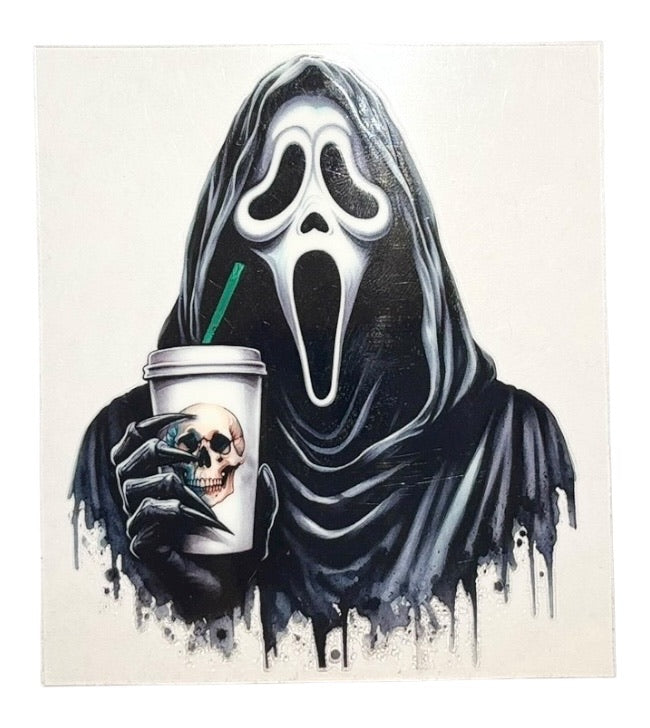 #1012 Ghost Face - Decal