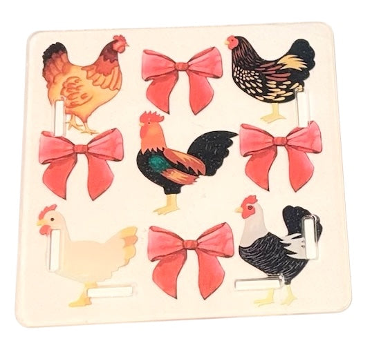 #5036 Chickens Pen Holder