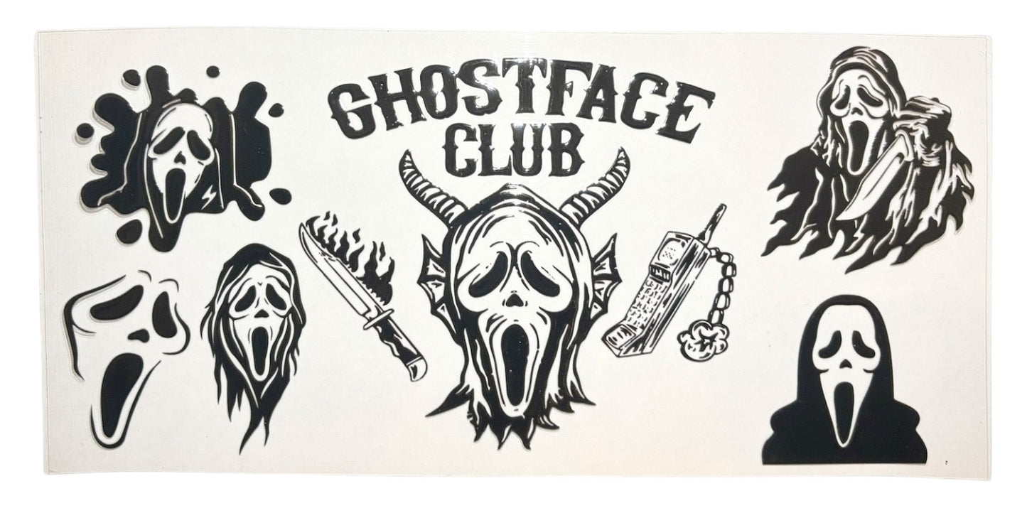 #14202 Ghost Face Club 16oz-24oz