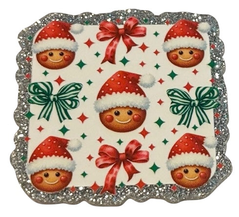 #6141 Gingerbread Head & Bows