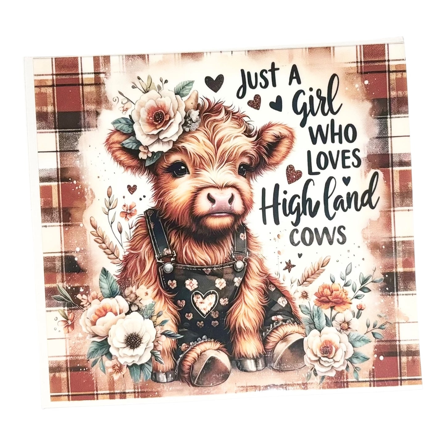 #1016 Just A Girl Who Loves Cows - Decal