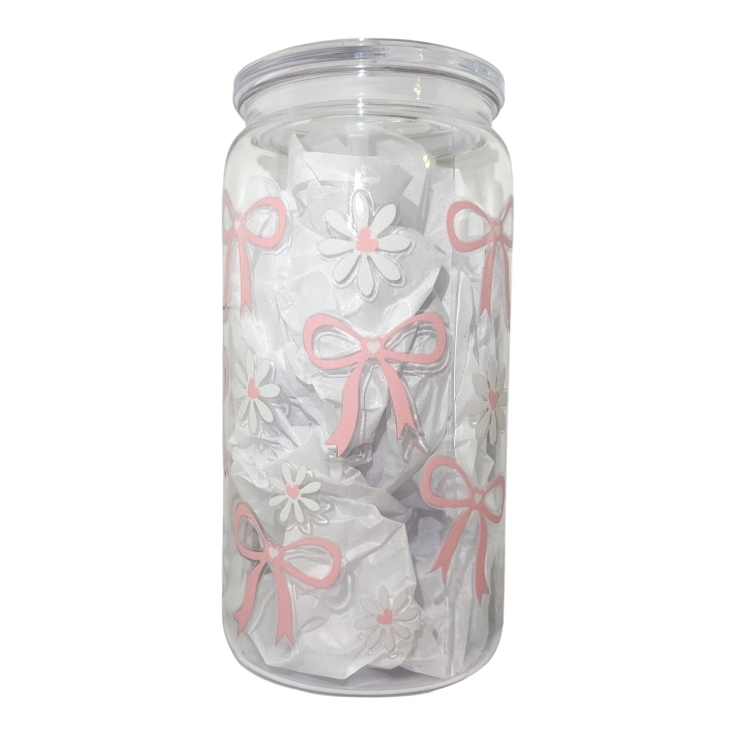 #4518 Pink Bows & Daisies