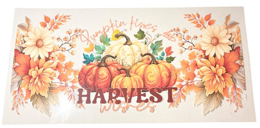 #18211 Pumpkin Kisses. Harvest Wishes