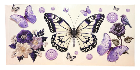 #11004 Butterflies 16oz-24oz