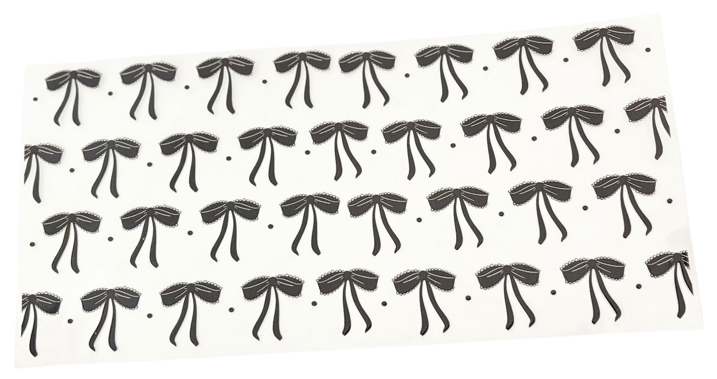 #20065 Black Bows