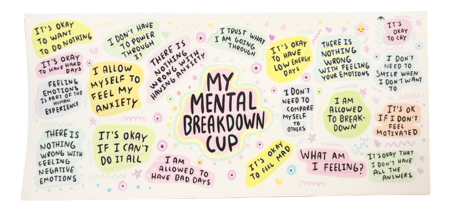 #19017 Mental Breakdown Cup 16oz-24oz