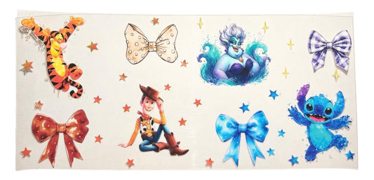 #14432 Tigger, Woody, Ursula & Stitch 16oz-24oz
