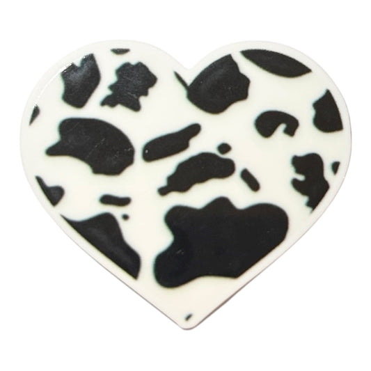 #6062 Cow Print Heart