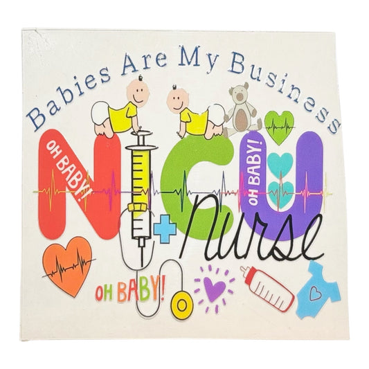 #1006 Nicu Nurse - Decal