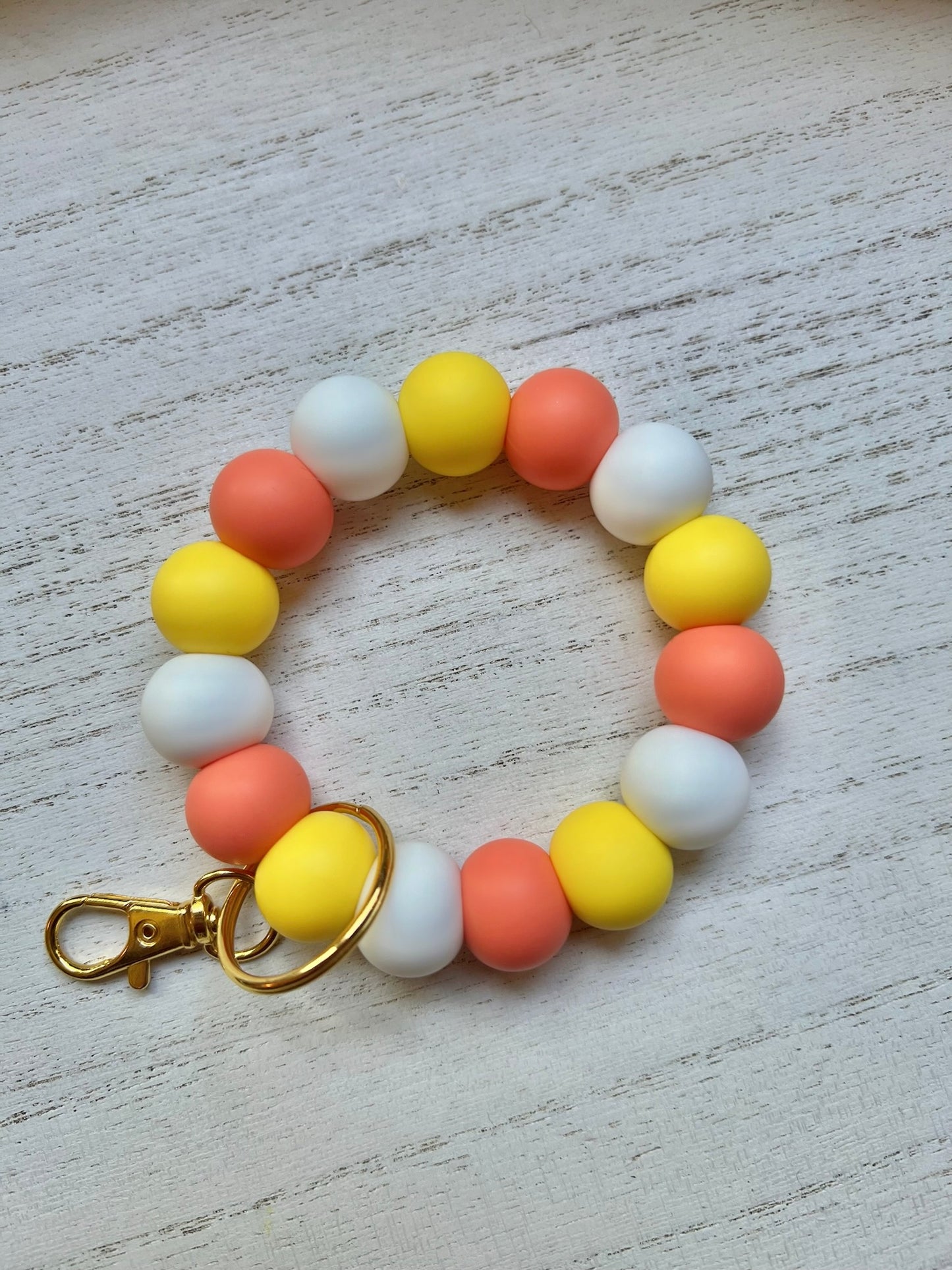 Candy Corn | Mini Wristlet