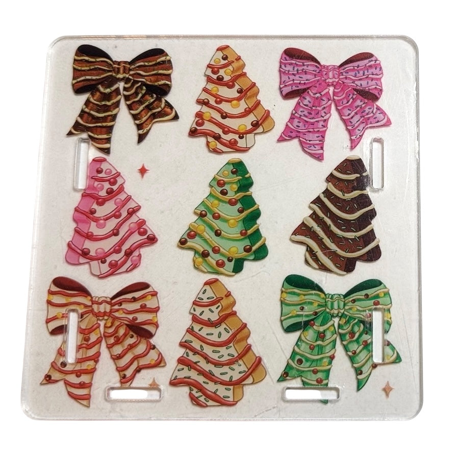 #5037 Christmas Tree Cakes & Bows