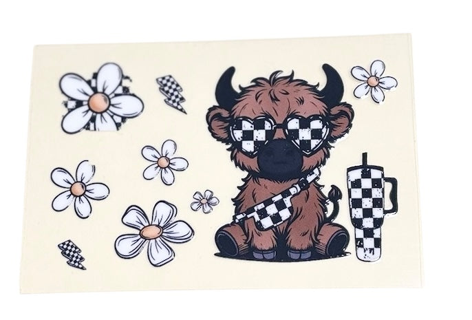 CW10016 Cow & Daisies