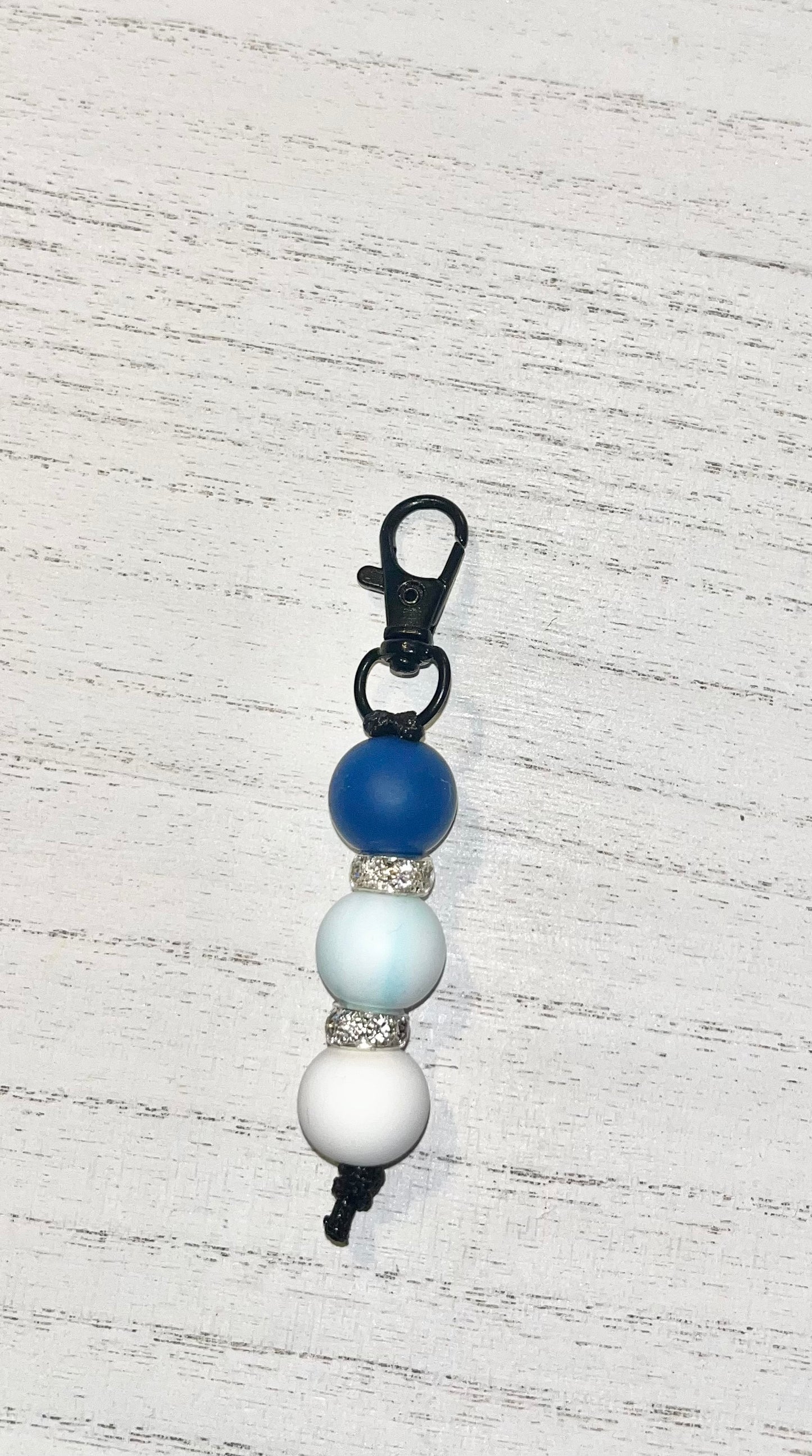 Royal Blue Swirl | Mini Keychain