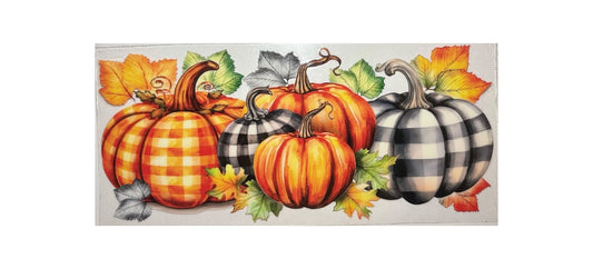 #18204 Plaid Pumpkins 16oz-20oz