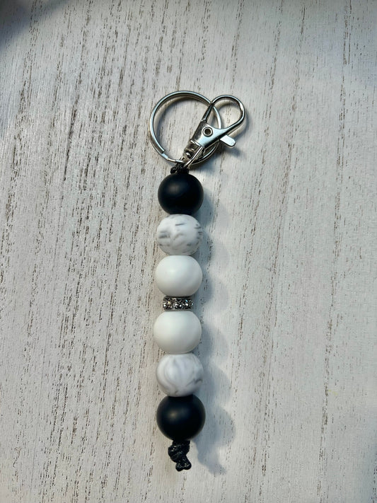 Black Swirl | Keychain