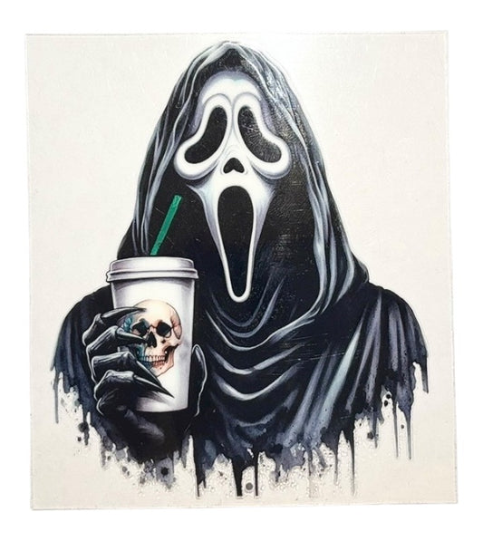 #1012 Ghost Face - Decal