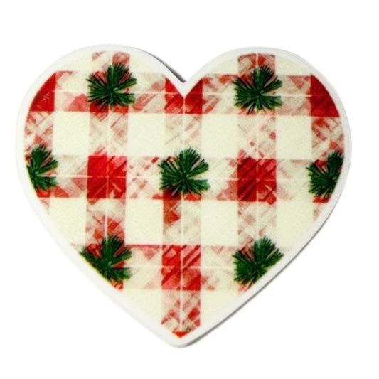 #6125 Plaid Heart