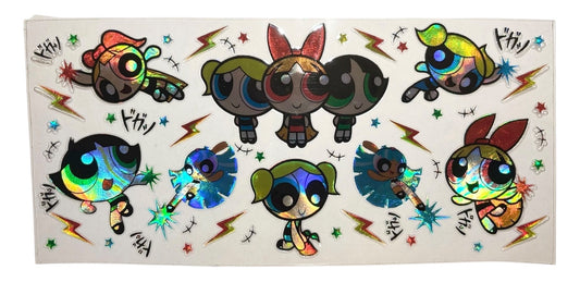 #14009 Power Puff Girls - Holo 16oz-24oz
