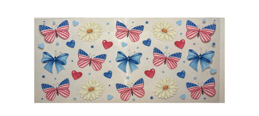#18103 Patriotic Butterflies 16oz-24oz