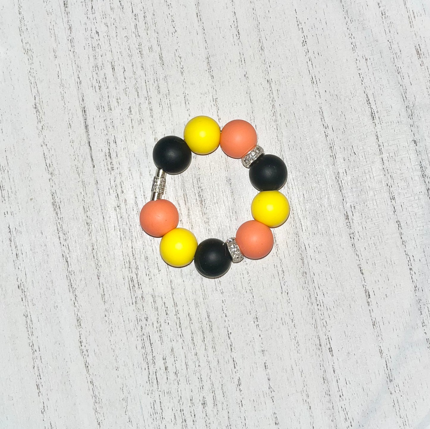 Black, Yellow & Orange | Cup Charm