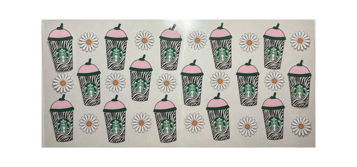#16022 Zebra Print Starbs 16oz-24oz