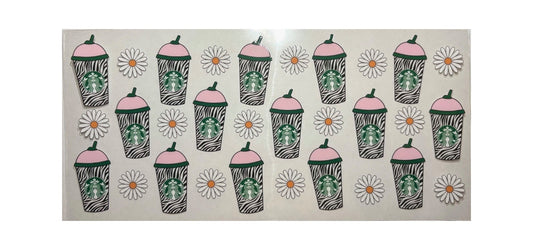 #16022 Zebra Print Starbs 16oz-24oz