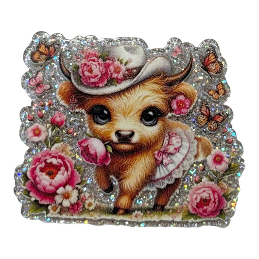 #4024 Cow with Roses