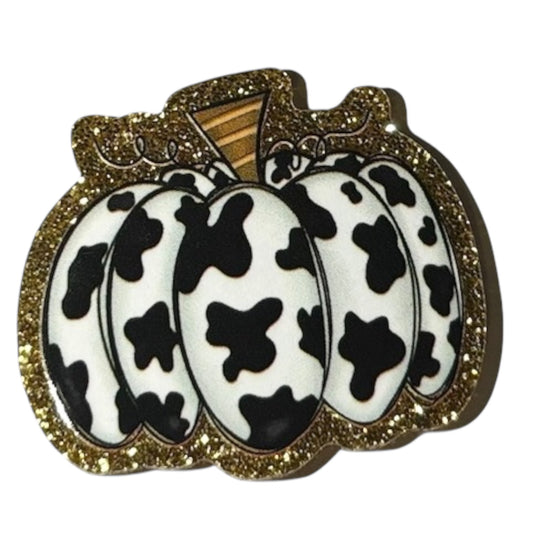 #6122 Cow Print Pumpkin