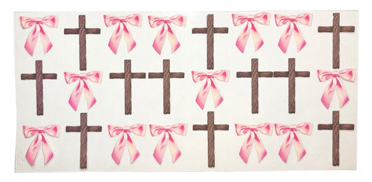 #21004 Crosses & Bows 16oz-24oz