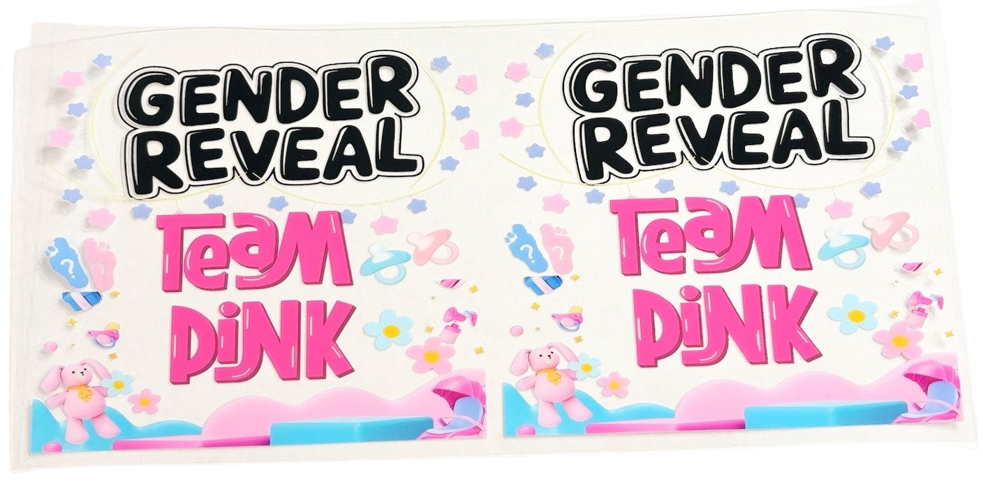 #19054 Gender Reveal - Team Pink