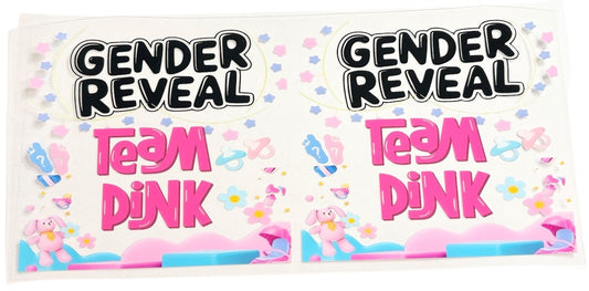 #19054 Gender Reveal - Team Pink
