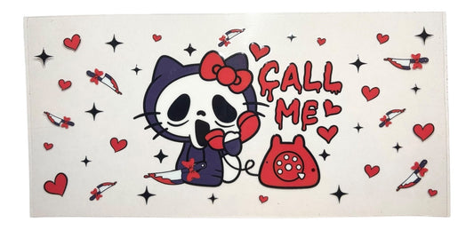 #14211 Ghost Face Hello Kitty 16oz-24oz