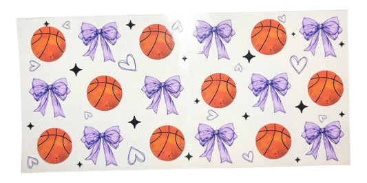 #20029 Basketball & Bows 16oz-24oz
