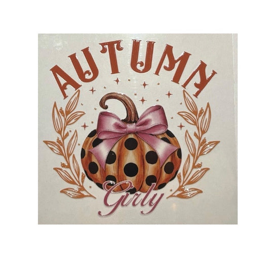 #1029 Autumn Girly - Decal
