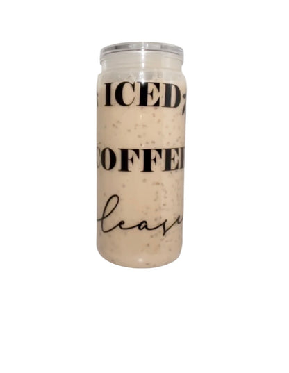 #4538 20oz Iced Coffee Please (Colored Liquid/Ice Cubes)