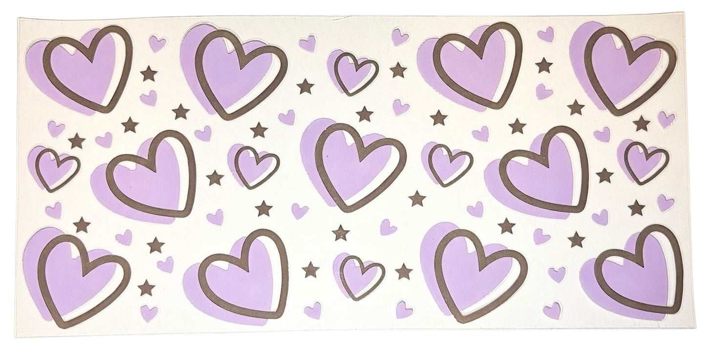 #20040 Purple Hearts 16oz-24oz