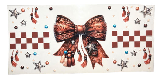 #20015 Brown Bow 16oz-20oz
