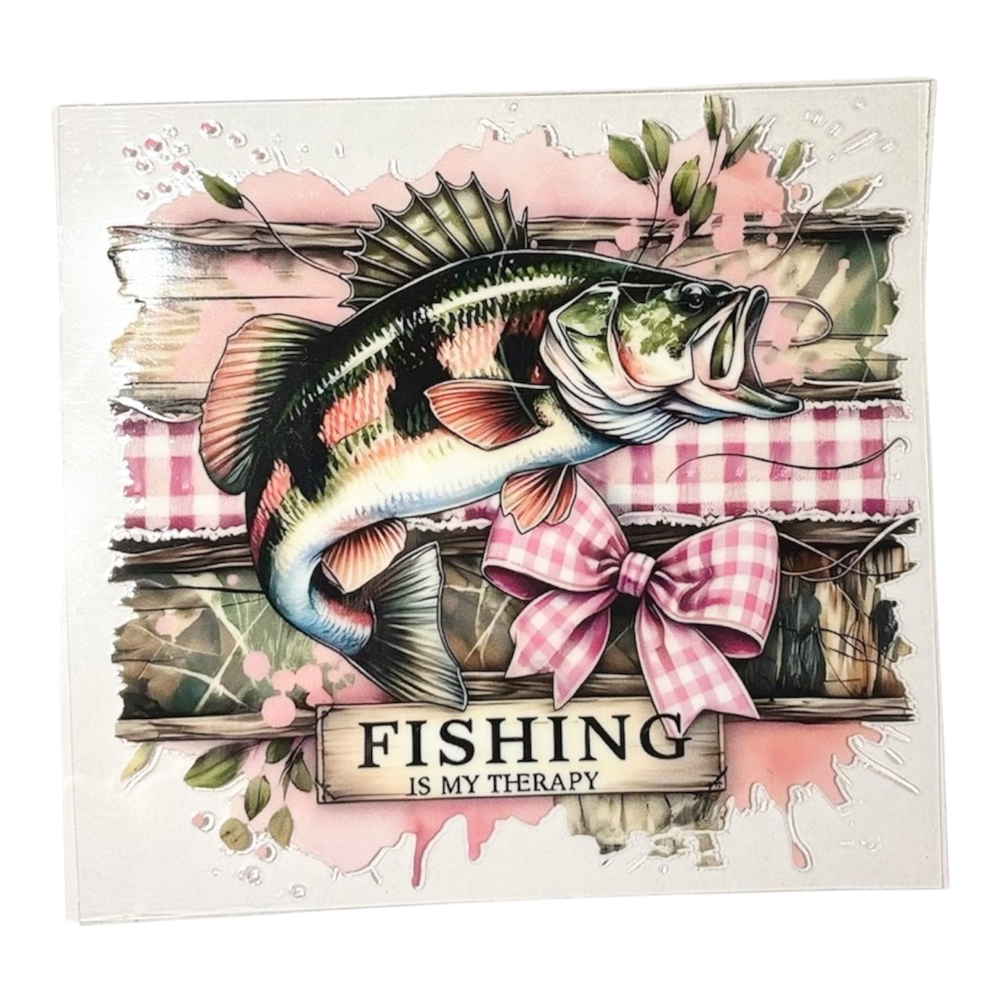#1043 Fishing Is My Therapy - Decal