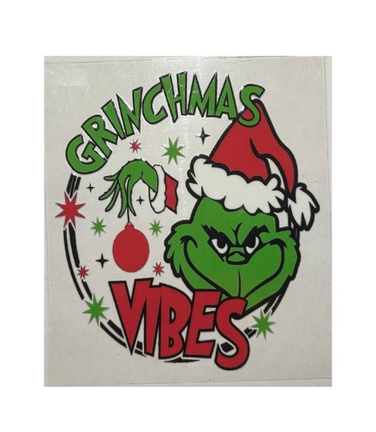 #1032 Grinchmas Vibes - Decal