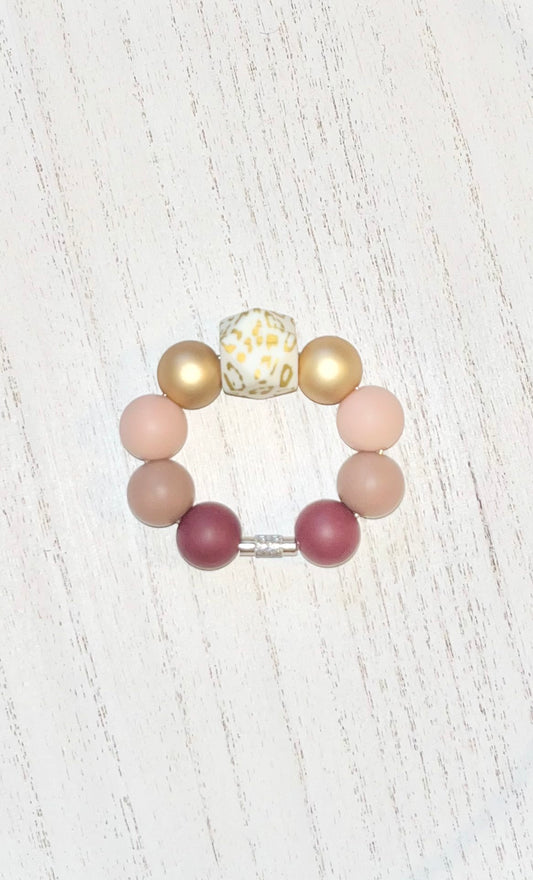 Burgundy Gold | Cup Charm