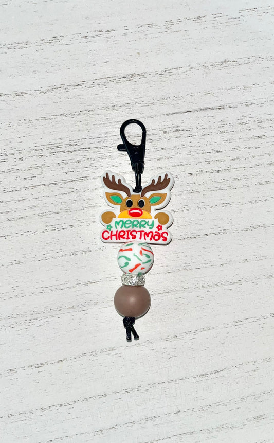 Christmas Reindeer | Mini Keychain