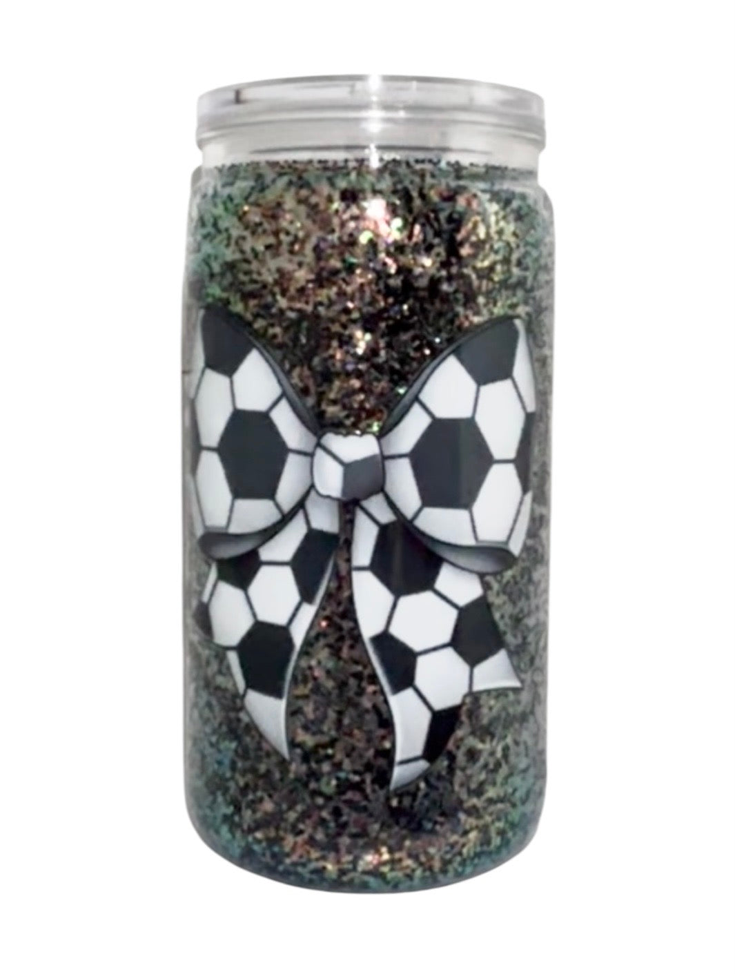 #4525 16oz Soccer Game Day (Dry Glitter)