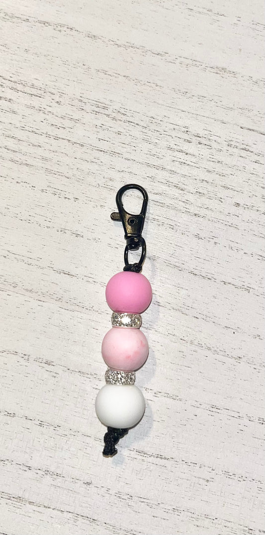 Pink Swirl | Mini Keychain