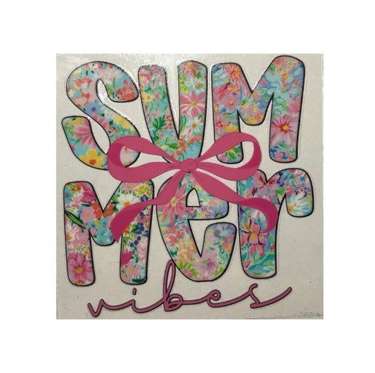 #1027 Summer Vibes - Decal