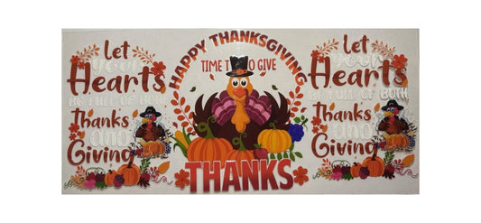 #18209 Happy Thanksgiving Turkey 16oz-20oz