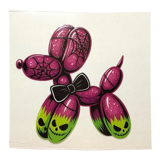#1003 Halloween Balloon Dog - Decal