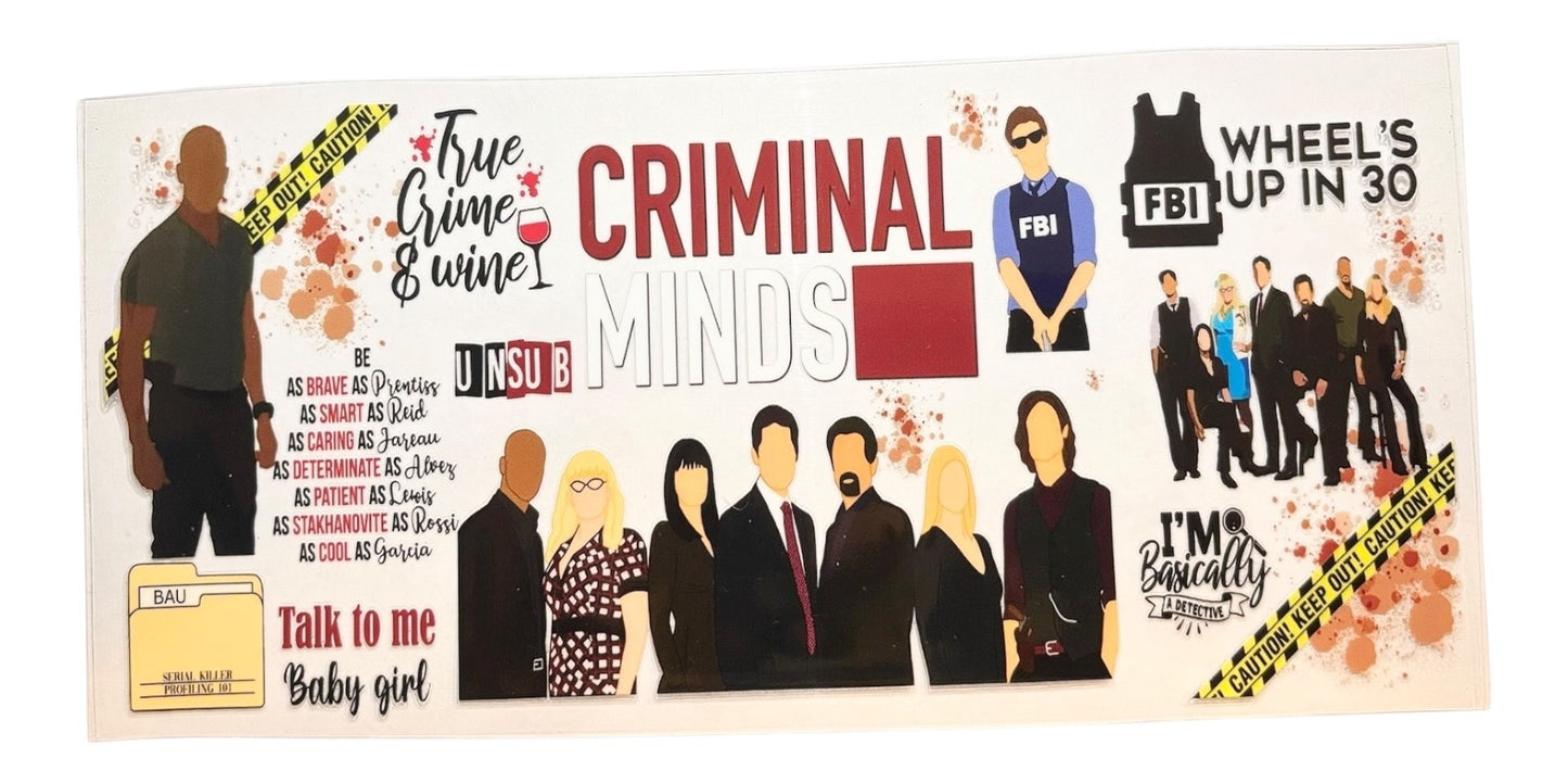 #14503 Criminal Minds 16oz-20oz
