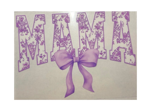 #17002 Purple Floral Mama 16oz-24oz