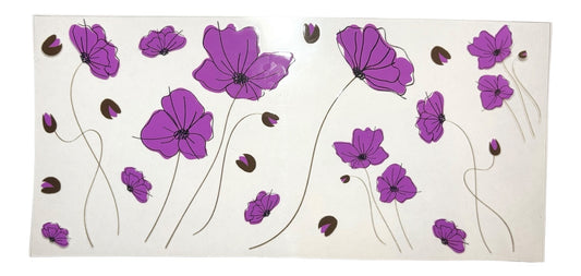 #20024 Purple Flowers 16oz-24oz